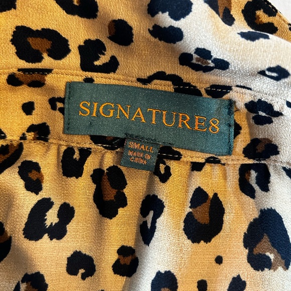 Leopard print canvas jumpsuit. Super comfy! - Picture 5 of 5